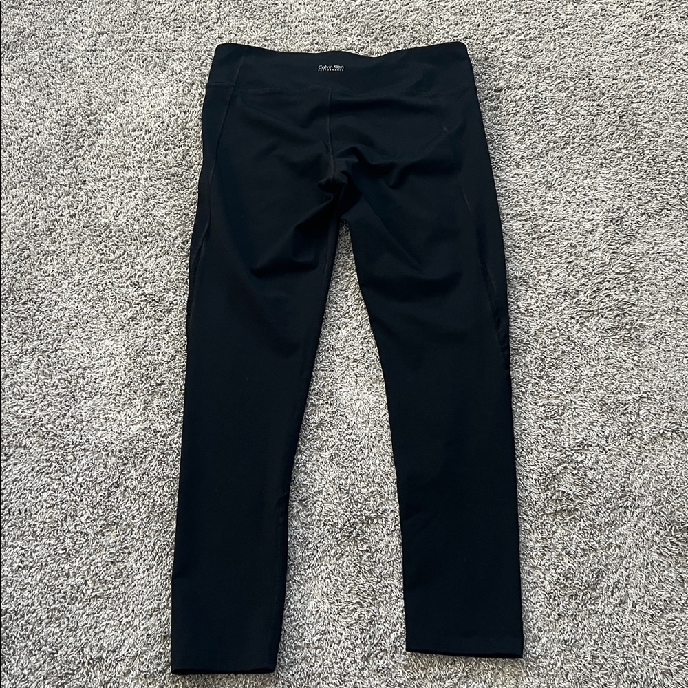 Calvin Klein Performance Women’s Black Leggings Yoga Pants -Size L - Picture 2 of 7